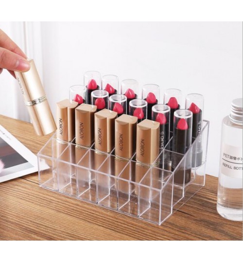 Makeup Lipstick Storage Rack x 24 Lipstick Holder