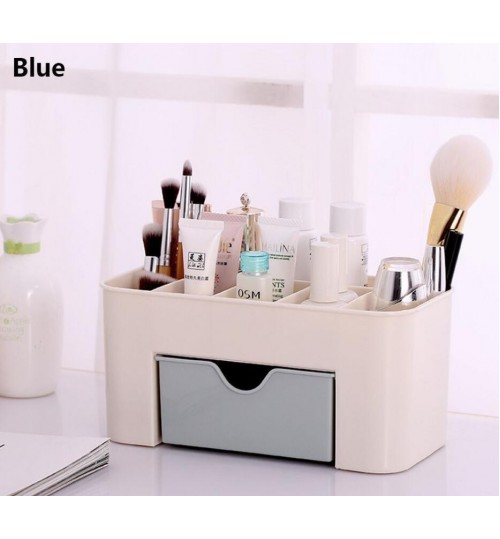 Cosmetic Jewelry Storage Drawer Plastic Home Office Desk Makeup
