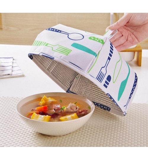 Kitchen Folding Food Cover Dust Cover Insulation Anti Fly Mosquito Insect Meal