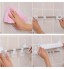 Wall Mounted Towel Rack Bathroom Rail Holder Storage Shelf Plastic