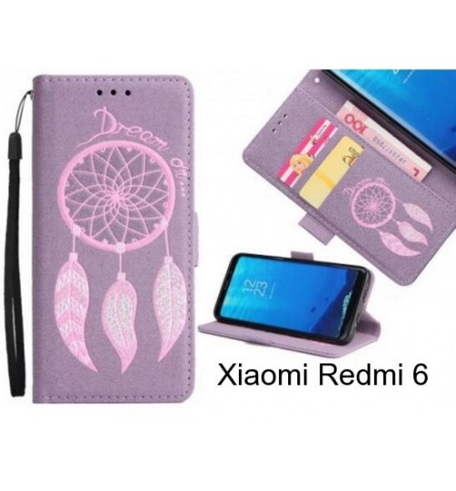 Xiaomi Redmi 6  case Dream Cather Leather Wallet cover case