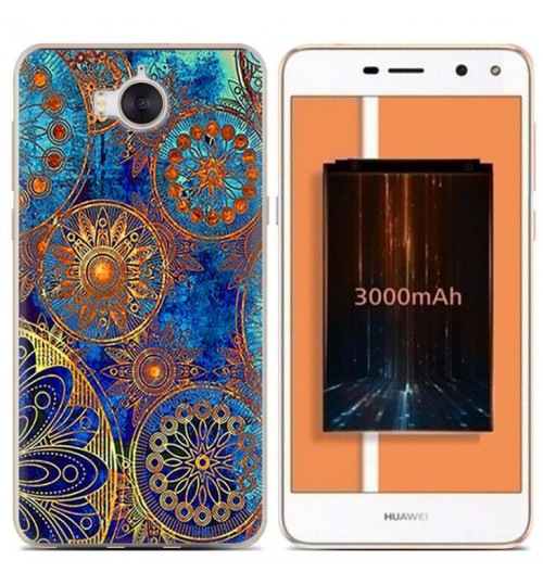 Huawei Y5 2017 case Ultra Slim Soft Gel TPU printed case