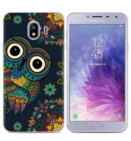 Galaxy J4 Case Printed Soft Gel TPU Case