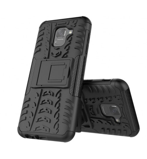 Galaxy J6 2018 Case Heavy Duty Kickstand combo