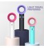 Portable Bladeless Hand Held Cooler Mini USB Cable No Leaf Handy Fan