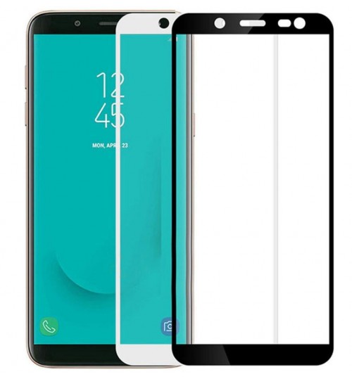 Galaxy J4 Plus Fully Covered 3D Tempered Glass Screen Protector