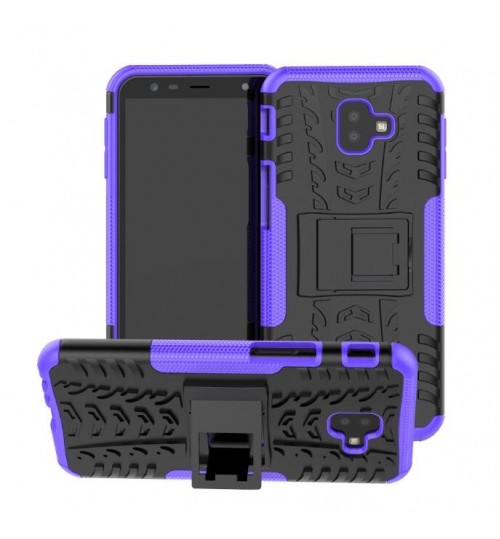 Galaxy J6 Plus Case Heavy Duty Kickstand combo