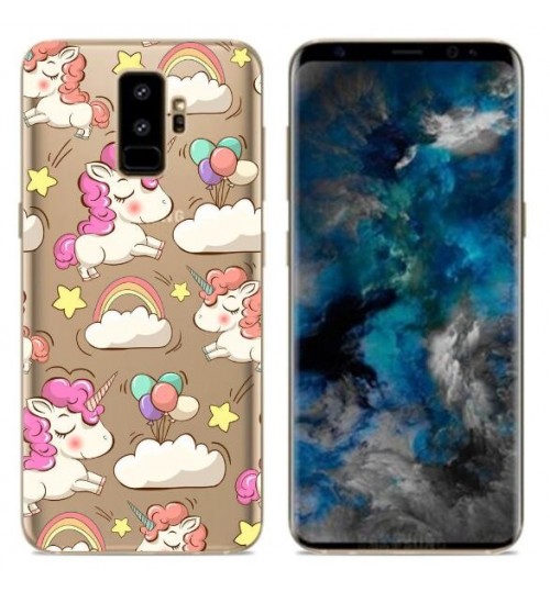 Galaxy S9 PLUS case Ultra Slim Soft Gel TPU printed case soft cover