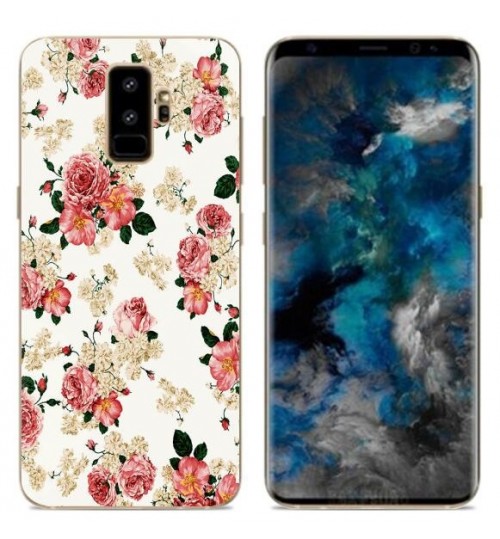 Galaxy A8 plus 2018 case Ultra Slim Soft Gel TPU printed case soft cover