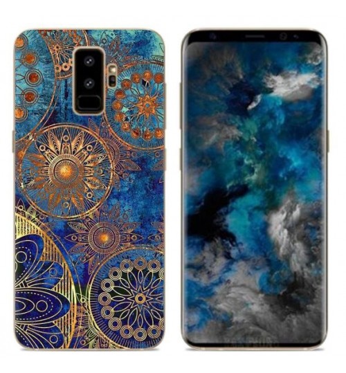 Galaxy A8 plus 2018 case Ultra Slim Soft Gel TPU printed case soft cover