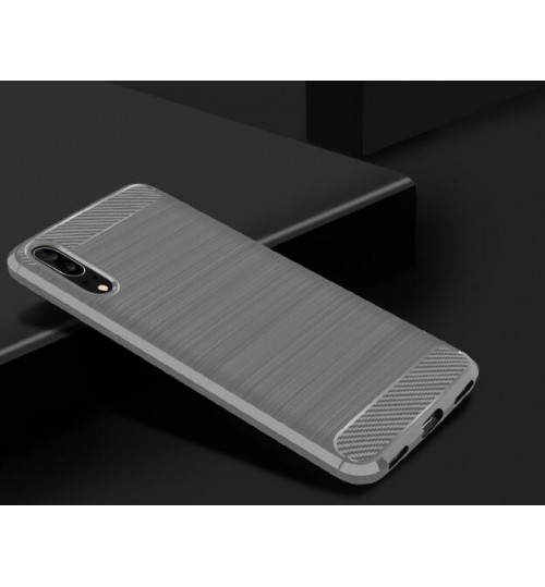 HUAWEI P20 Pro case impact proof rugged case with carbon fiber