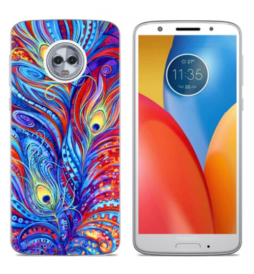 Moto G6 Plus case Ultra Slim Soft Gel TPU printed case soft cover