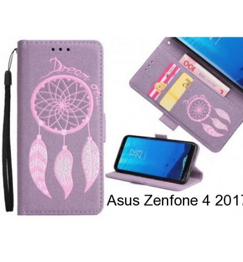 Asus Zenfone 4 2017  case Dream Cather Leather Wallet cover case
