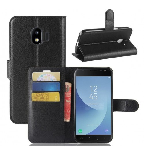 Samsung Galaxy J4 Plus wallet leather case