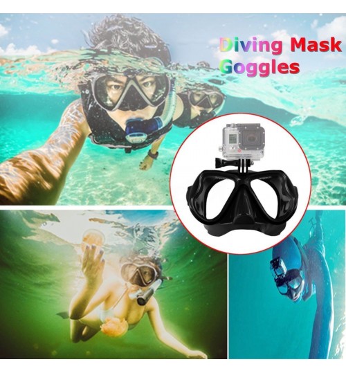 Snorkel Mask, Diving Mask, GoPro Mount