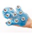 Massage Glove with 9 Stainless Steel Rolling Balls palm shaped