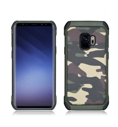 Galaxy S9 PLUS impact proof heavy duty camouflage case