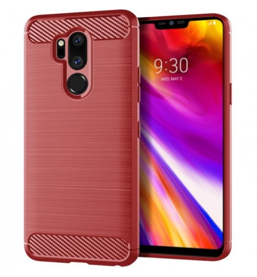 LG G7 Case Carbon Fibre Shockproof Armour Case