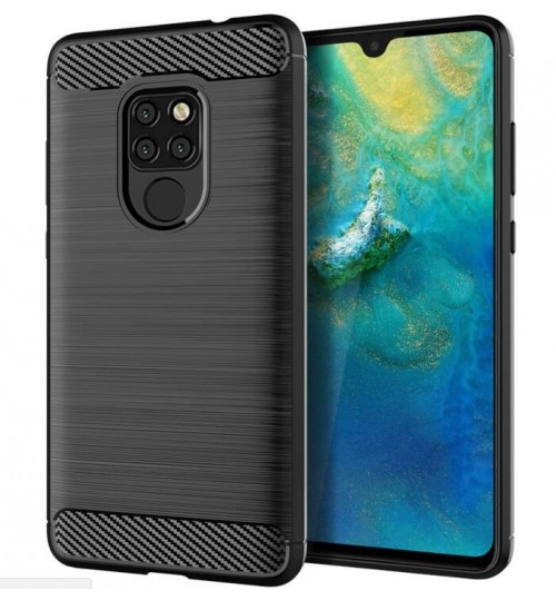 Huawei Mate 20 Case Carbon Fibre Shockproof Armour Case