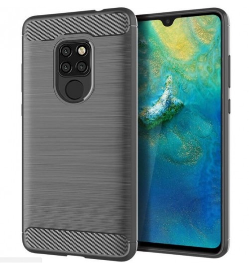 Huawei Mate 20 Case Carbon Fibre Shockproof Armour Case