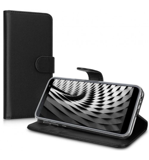 Galaxy J6 Plus wallet leather case