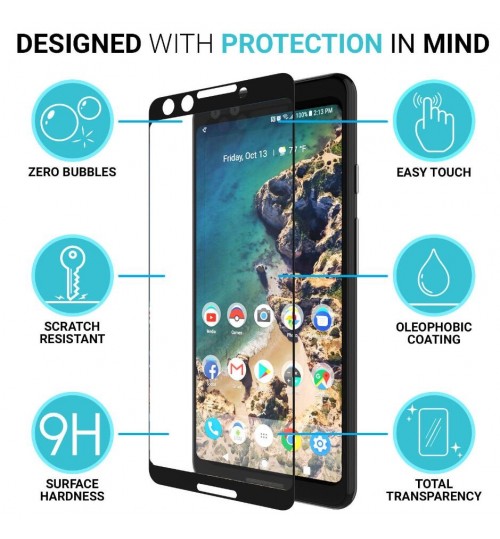 Google Pixel 3 Tempered Glass Full Screen Protector