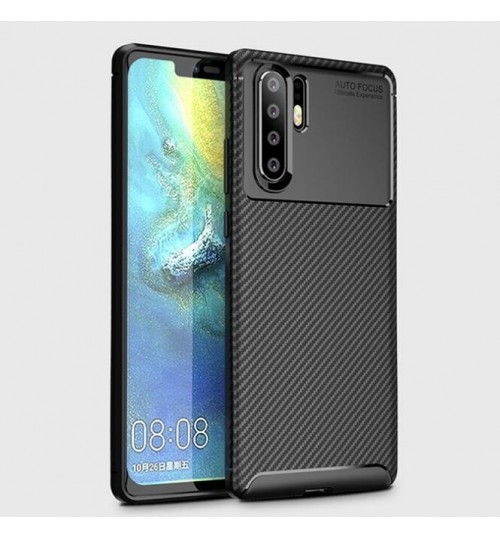 Huawei P30 PRO case impact proof rugged case with carbon fiber