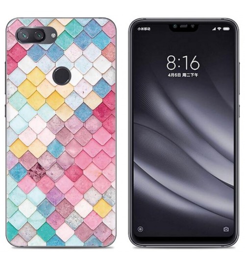 Xiaomi Mi 8 Lite Case Printed Soft Gel TPU Case