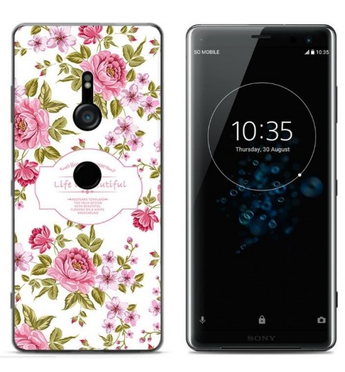 Sony Xperia XZ3 Case Printed Soft Gel TPU Case