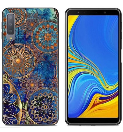 Galaxy A7 (2018) Case Printed Soft Gel TPU Case