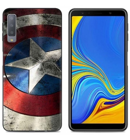 Galaxy A7 (2018) Case Printed Soft Gel TPU Case