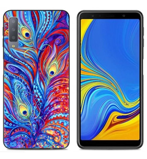 Galaxy A7 (2018) Case Printed Soft Gel TPU Case