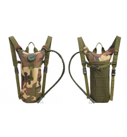 3L Tactical Water Bladder Bag Camping Backpack Pack Hiking Outdoor