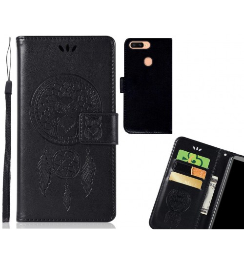 Oppo R11s PLUS Case Embossed leather wallet case owl