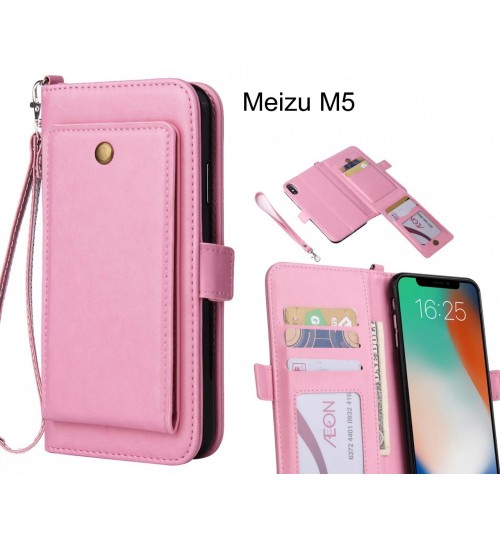 Meizu M5 Case Retro Leather Wallet Case