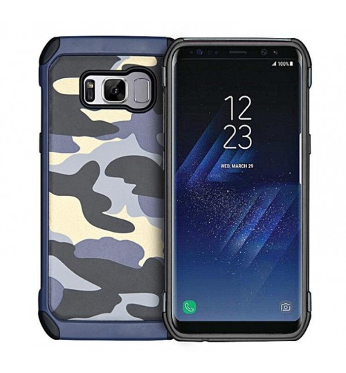 Galaxy S8 PLUS impact proof heavy duty camouflage case