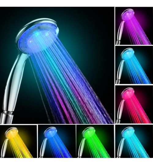Shower Head LED 7 Colors Changing LED Shower Head Home Bathroom