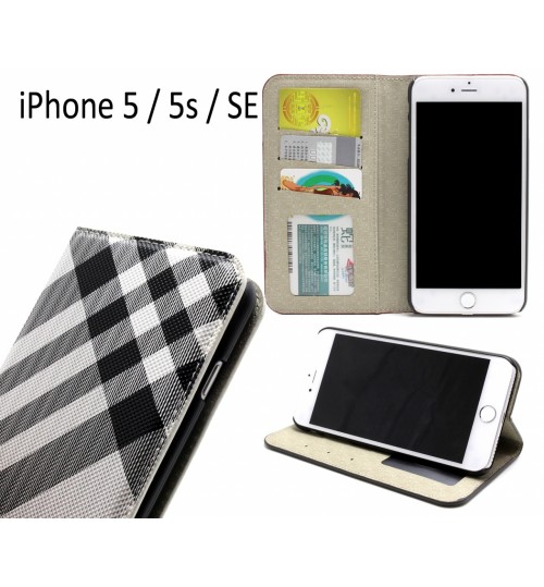 iPhone 5 / 5s / SE case wallet Leather case