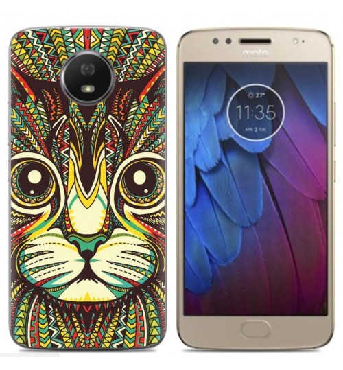 Moto G5S case Ultra Slim Soft Gel TPU printed case soft cover