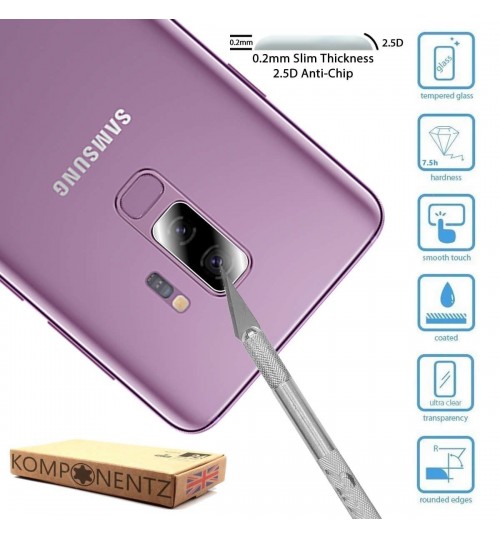 Galaxy S9 camera lens protector tempered glass 9H hardness HD