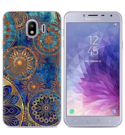 Galaxy J4 Case Printed Soft Gel TPU Case