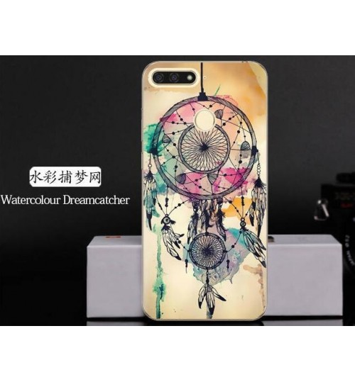 Huawei Y6 2018 Case Printed Soft Gel TPU Case