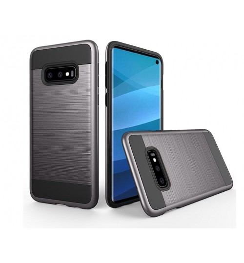 Galaxy S10 Case Brushed Metal Case