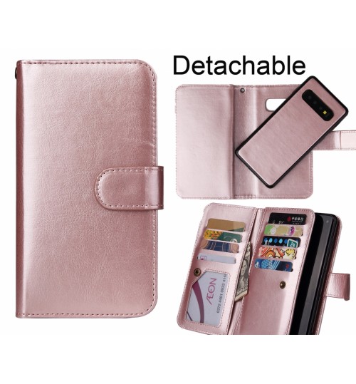 Galaxy S10 Case double wallet leather case detachable