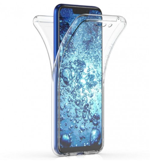 Huawei Mate 20 lite case 2 piece transparent full body protector case