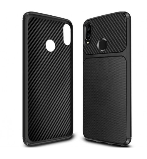 Huawei nova 3i case impact proof rugged case with carbon fiber