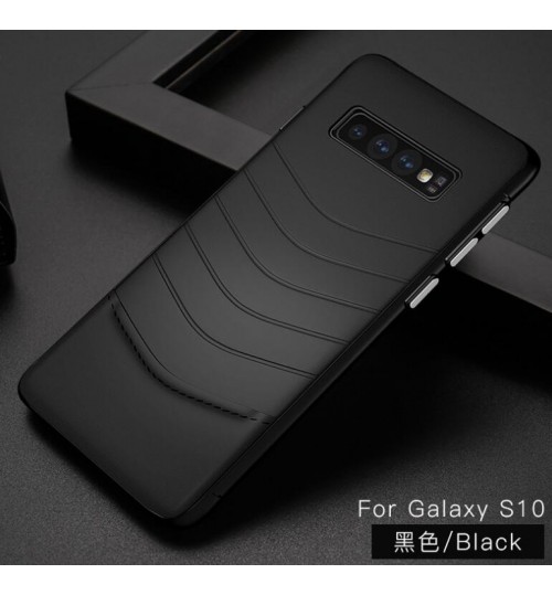 Galaxy S10 Case Shockproof TPU Leather Back Case Cover