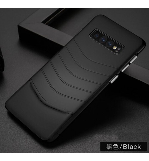 Galaxy S10 PLUS Case Shockproof TPU Leather Back Case Cover