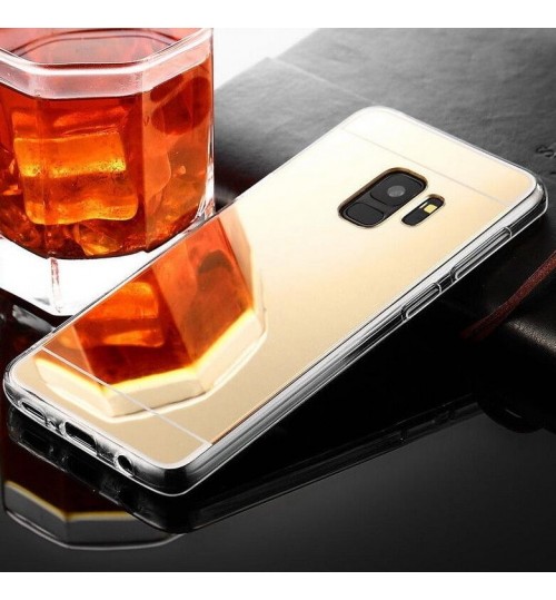 Galaxy J6 case Soft Gel TPU Mirror Case