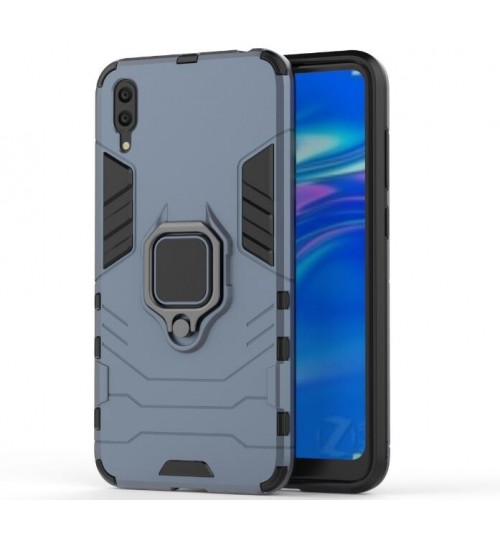 Huawei Y7 Pro 2019 Case Heavy Duty Ring Rotate Kickstand Case Cover